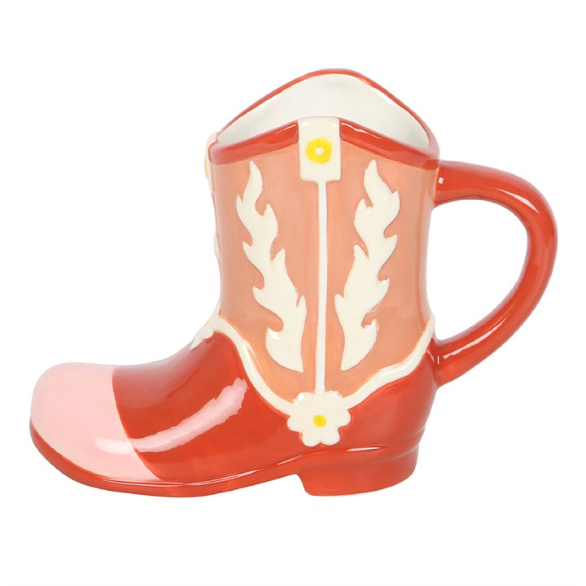 Pink Cowboy Boot Shaped Mug Pink Cowboy Boot Shaped Mug - Image 3