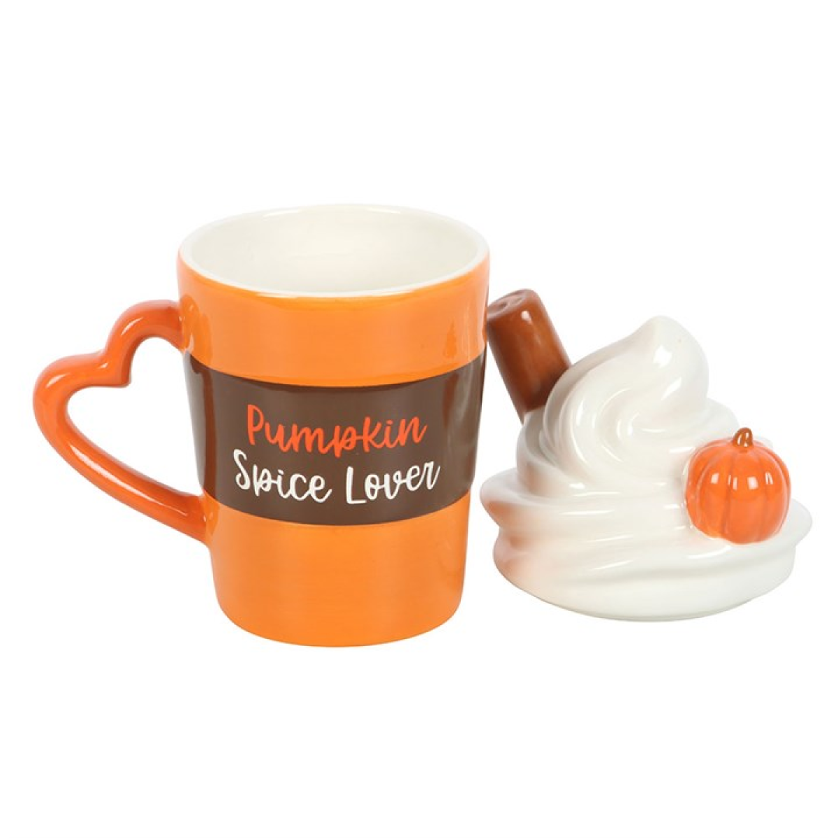 Pumpkin Spice Latte Shaped Lidded Mug Pumpkin Spice Latte Shaped Lidded Mug - Image 3