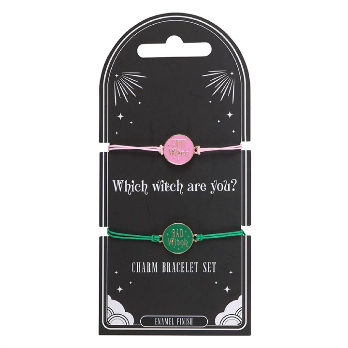 Set of 2 Good Witch and Bad Witch Bracelets Set of 2 Good Witch and Bad Witch Bracelets - Image 3