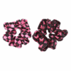 Set of 2 Rebel Butterfly and Checkerboard Hair Scrunchies