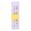 Set of 3 Purple Daisy Taper Candles Set of 3 Purple Daisy Taper Candles