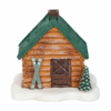 Cabin Ski Chalet Incense Cone Holder