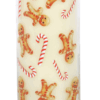 Candy Cane Warm Gingerbread Tube Candle Candy Cane Warm Gingerbread Tube Candle