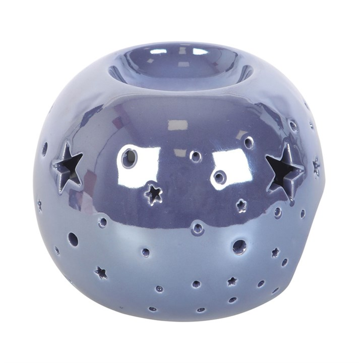 Purple Iridescent Star Oil Burner and Wax Warmer Purple Iridescent Star Oil Burner and Wax Warmer - Image 4