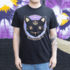 Mystic Mog Black Cat Unisex T-shirt Size M Mystic Mog Black Cat Unisex T-shirt Size M