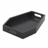 Plain Black Coffin Trinket Tray