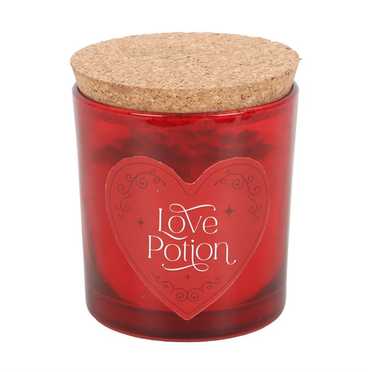Love Potion Raspberry Crystal Chip Candle Love Potion Raspberry Crystal Chip Candle - Image 5