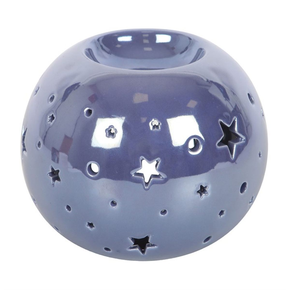 Purple Iridescent Star Oil Burner and Wax Warmer Purple Iridescent Star Oil Burner and Wax Warmer - Image 5
