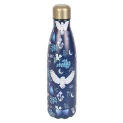 Alternative view of Night Flight Owl Print Metal Water Bottle