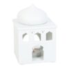 Off White Mosque Oil Burner and Incense Cone Holder Off White Mosque Oil Burner and Incense Cone Holder