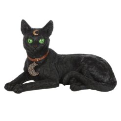 Alternative view of Laying Black Cat Figurine