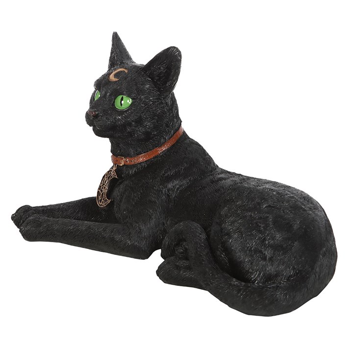 Laying Black Cat Figurine Laying Black Cat Figurine - Image 4