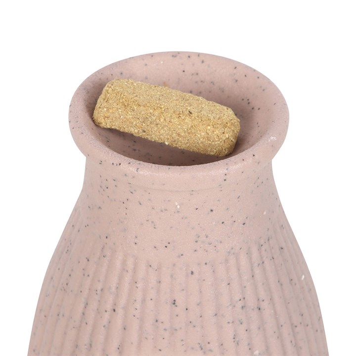 Greige Ribbed Palo Santo Brick Burner Greige Ribbed Palo Santo Brick Burner - Image 2
