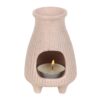 Greige Ribbed Palo Santo Brick Burner Greige Ribbed Palo Santo Brick Burner