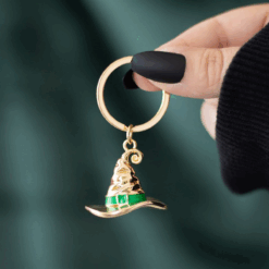 Bad Witch Alloy Witch Hat Keyring