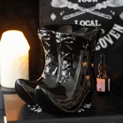 Black Witch Boots Oil Burner