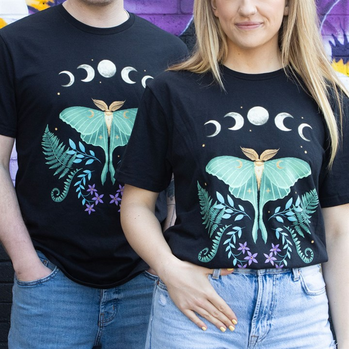 Luna Moth Unisex T-shirt Size M Luna Moth Unisex T-shirt Size M