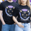 Mystic Mog Black Cat Unisex T-shirt Size L Mystic Mog Black Cat Unisex T-shirt Size L