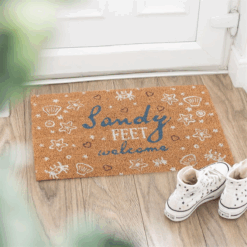 Natural Sandy Feet Welcome Doormat