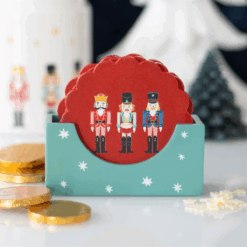 Nutcracker Coaster Set