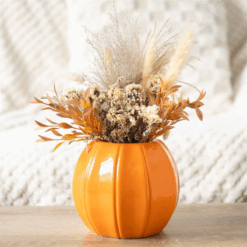 Orange Pumpkin Vase