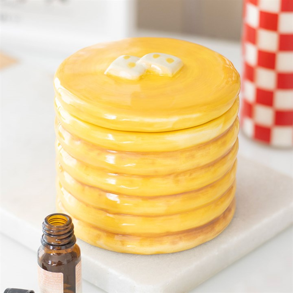 Pancake Stack Shaped Oil Burner Pancake Stack Shaped Oil Burner