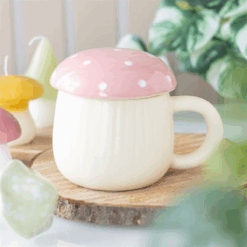 Pink Mushroom Mug