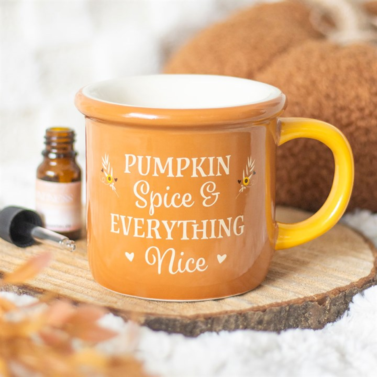 Pumpkin Spice Mug Oil Burner and Wax Warmer Pumpkin Spice Mug Oil Burner and Wax Warmer