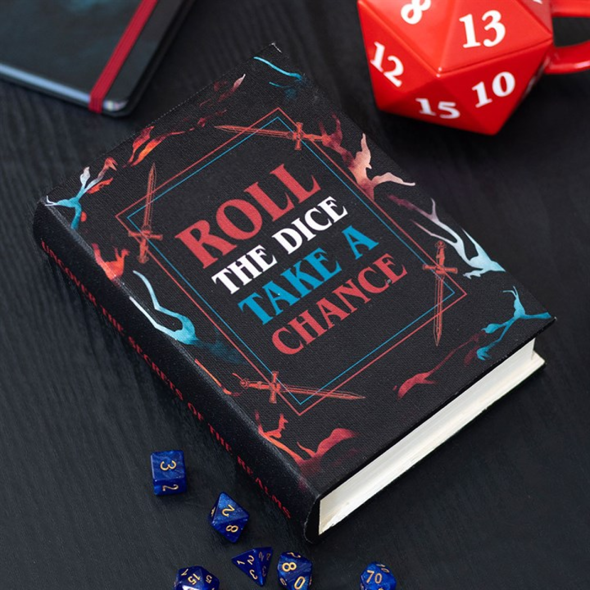 Roll the Dice, Take a Chance Book Shaped Storage Box Roll the Dice, Take a Chance Book Shaped Storage Box