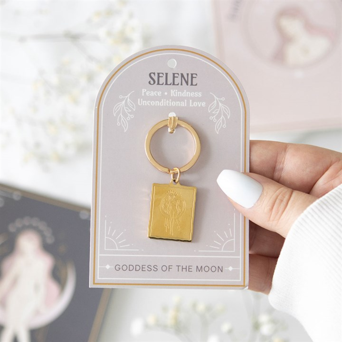 Selene Goddess Talisman Keyring Selene Goddess Talisman Keyring