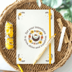Set Your Intentions Journal with Citrine Pen