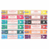 Set of 12 Assorted Fragrance Incense Sticks by Satya (12/50)