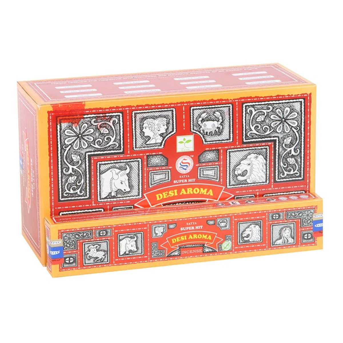 Set of 12 Satya Superhit Desi Aroma Incense 15g (12/50) Set of 12 Satya Superhit Desi Aroma Incense 15g (12/50)