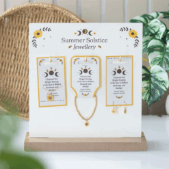 Set of 18 Summer Solstice Jewellery Pieces on Display