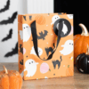 23cm Sweet and Spooky Ghost Print Gift Bag