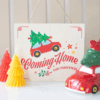 Coming Home for Christmas Hanging Sign Coming Home for Christmas Hanging Sign