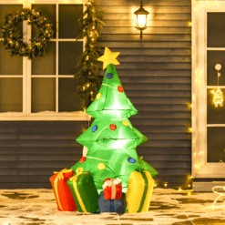 Alternative view of 5ft Inflatable Christmas Tree Xmas Air Blown LED Lawn Yard Outdoor Ornaments