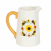 Bee and Sunflower Ceramic Flower Jug