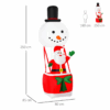 8ft Christmas Inflatable Deco with Santa Claus on Snowman Hot Air Balloon LED 8ft Christmas Inflatable Deco with Santa Claus on Snowman Hot Air Balloon LED