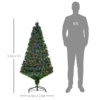 5ft Pre-Lit Fibre Optic Artificial Christmas Tree with Multi-Colour LED & Star Topper 5ft Pre-Lit Fibre Optic Artificial Christmas Tree with Multi-Colour LED & Star Topper