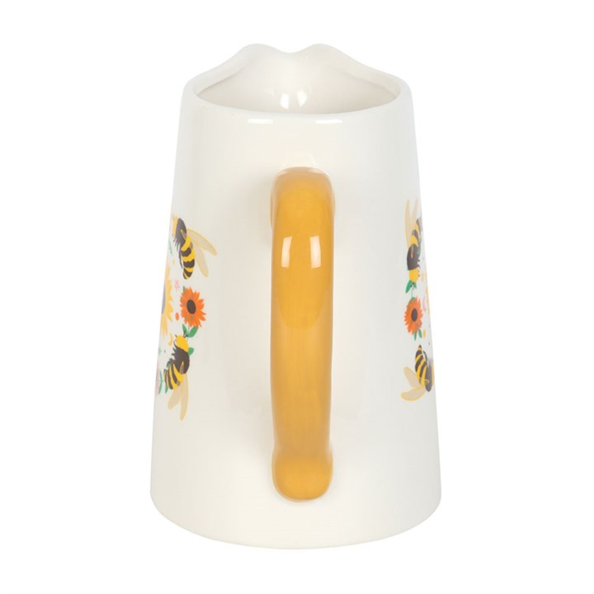 Bee and Sunflower Ceramic Flower Jug Bee and Sunflower Ceramic Flower Jug - Image 2