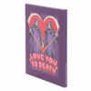 19x25cm Love You To Death Canvas Plaque by Steven Rhodes 19x25cm Love You To Death Canvas Plaque by Steven Rhodes
