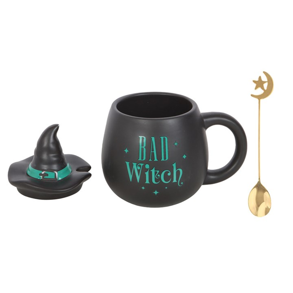 Bad Witch Lidded Mug with Spoon Bad Witch Lidded Mug with Spoon - Image 4