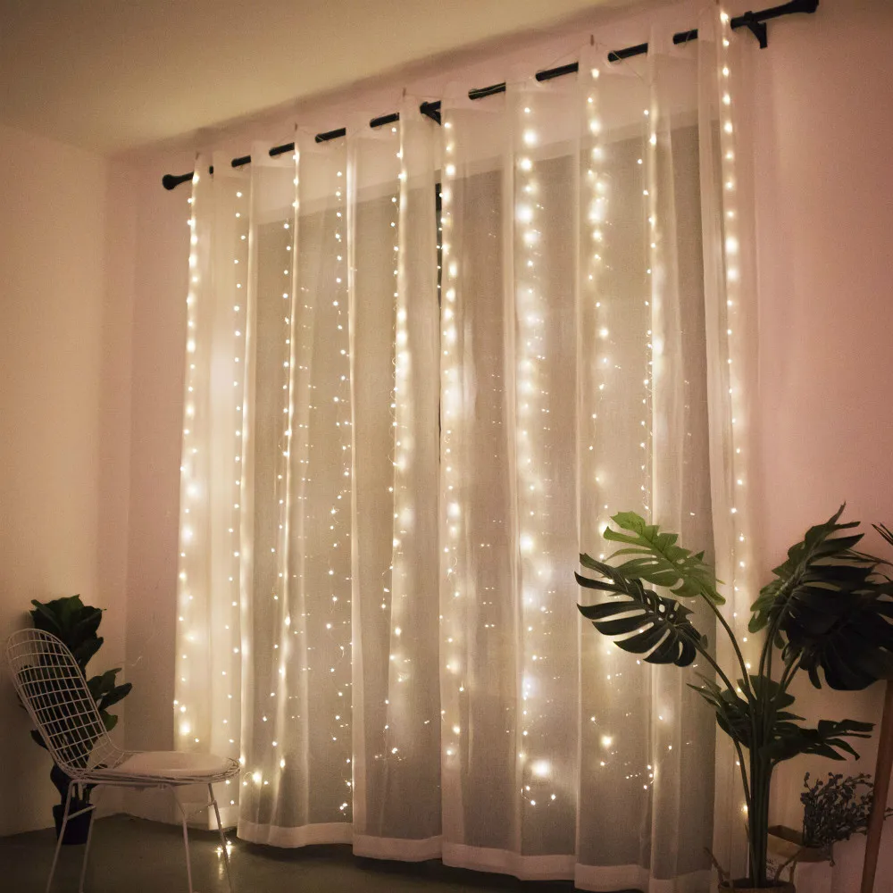 Festoon Christmas Curtain Lights – Perfect Holiday Home & Party Decor Festoon Christmas Curtain Lights – Perfect Holiday Home & Party Decor - Image 5