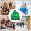 LED Light Up Christmas Hat - Warm Knitted Beanie for Festive Fun