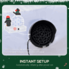 5ft Christmas Inflatable Penguins Wearing a Scarf with Ice House In & outdoors 5ft Christmas Inflatable Penguins Wearing a Scarf with Ice House In & outdoors