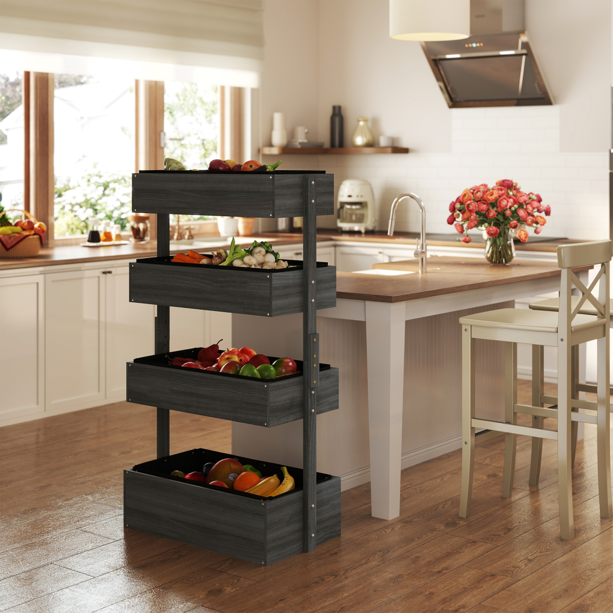 Galvanised Steel Raised Garden Bed Planter Box for Vegetables & Flowers Galvanised Steel Raised Garden Bed Planter Box for Vegetables & Flowers - Image 7