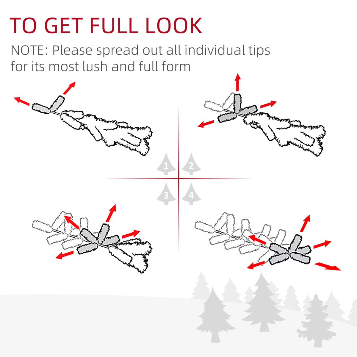 3ft Artificial Prelit Christmas Tree Snow Tree LED Fibre Optics Green White 3ft Artificial Prelit Christmas Tree Snow Tree LED Fibre Optics Green White - Image 8