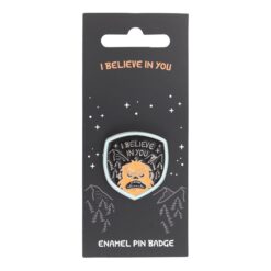 Alternative view of Bigfoot Enamel Pin Badge