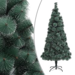 Alternative view of Artificial Christmas Tree with LEDs & Ball Set – Green – 120–180 cm – PVC & PE